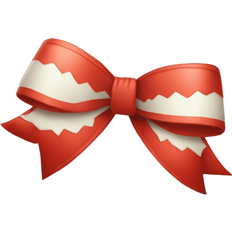 christmas bow emoji