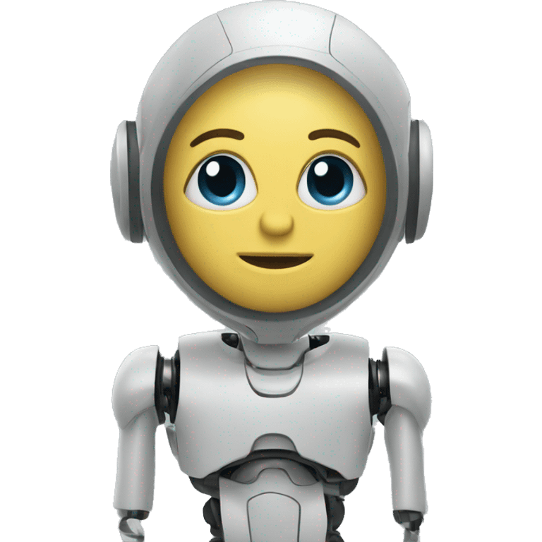 Artificial intelligence making artificial intelligence emoji