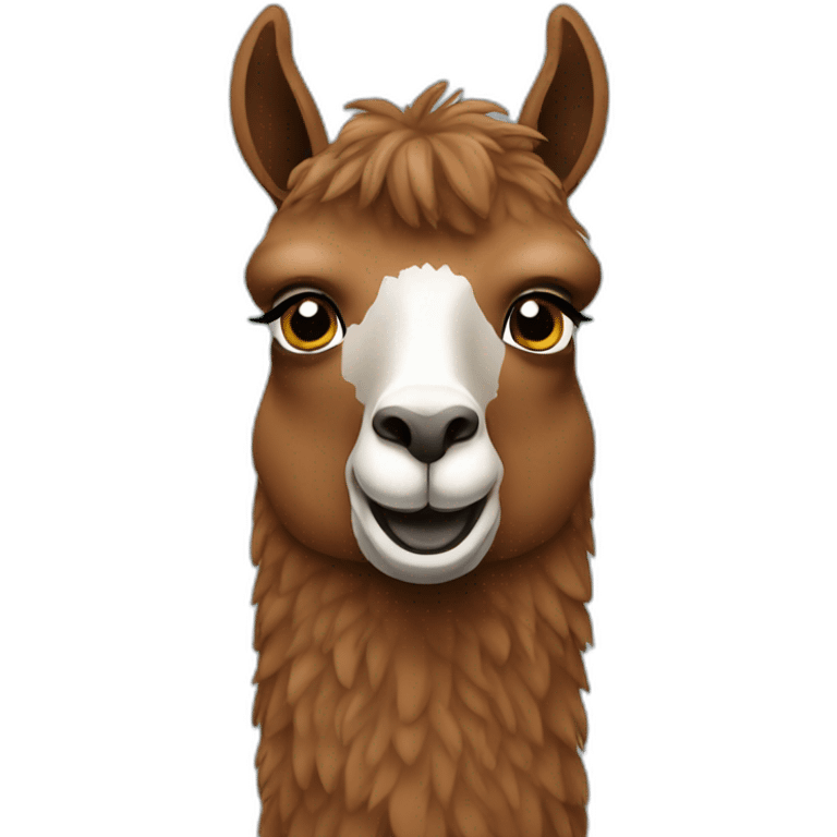 brown llama emoji