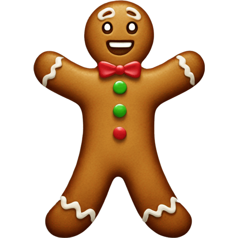  a gingerbread man  emoji