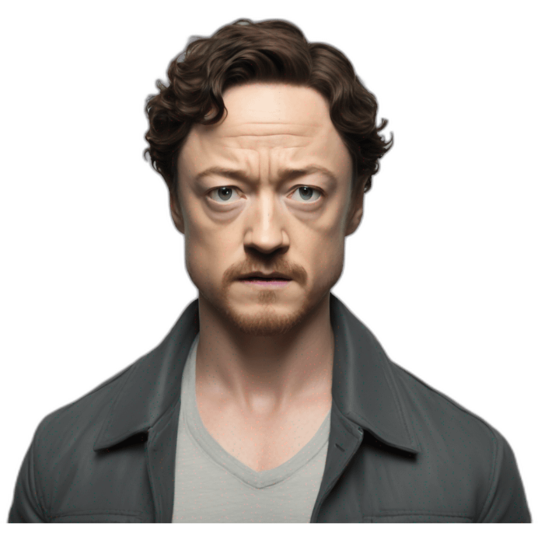 james mcavoy serious emoji