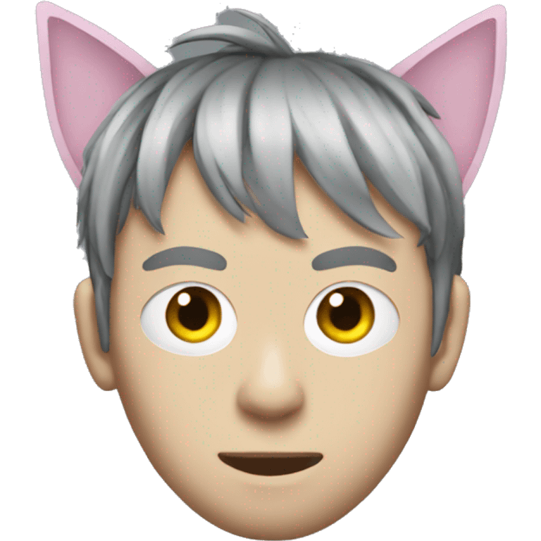 make damon albarn with cat ears emoji