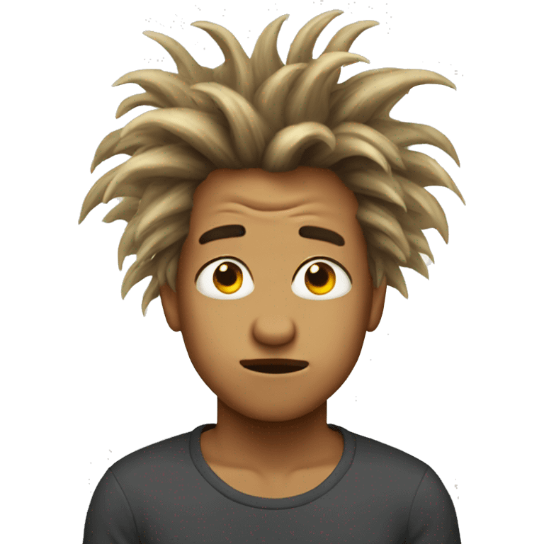 Bad hair day emoji