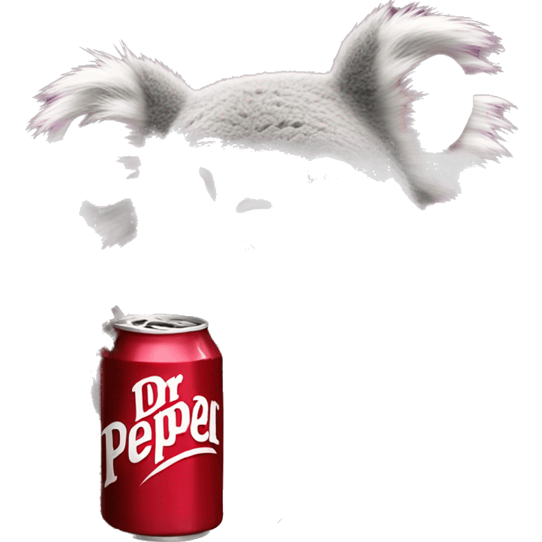 koala holding a Dr Pepper emoji