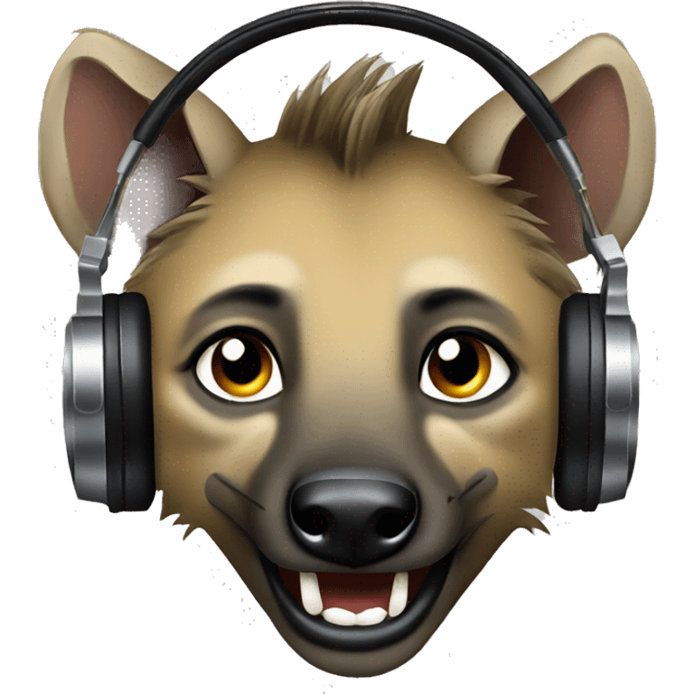 hyena dj emoji