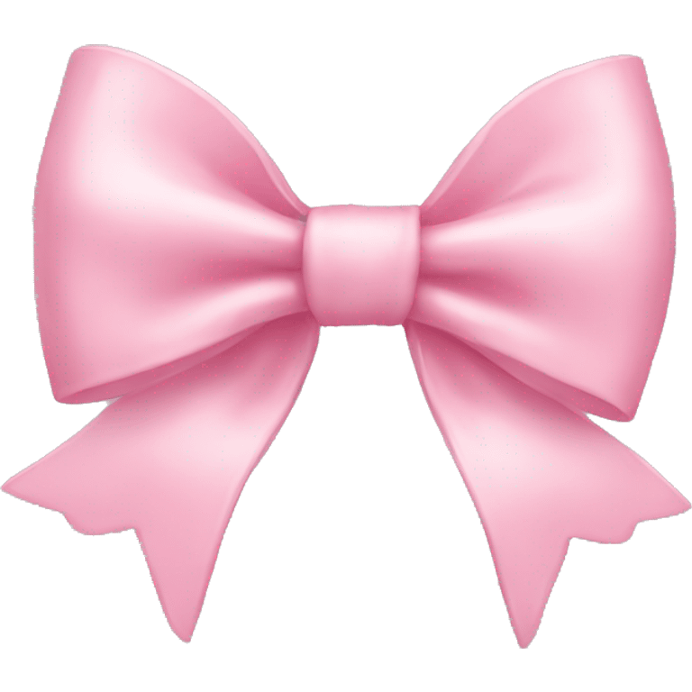 light pink bow emoji