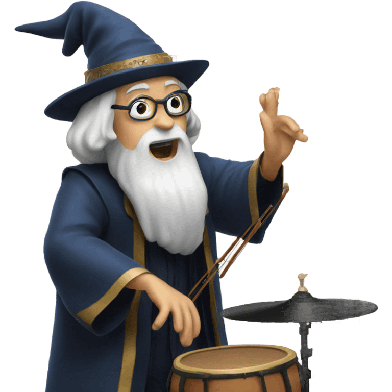 wizard conducting orchestra  emoji