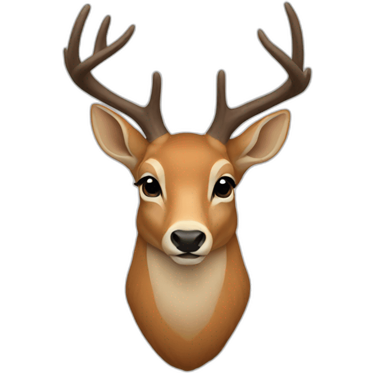 deer head emoji