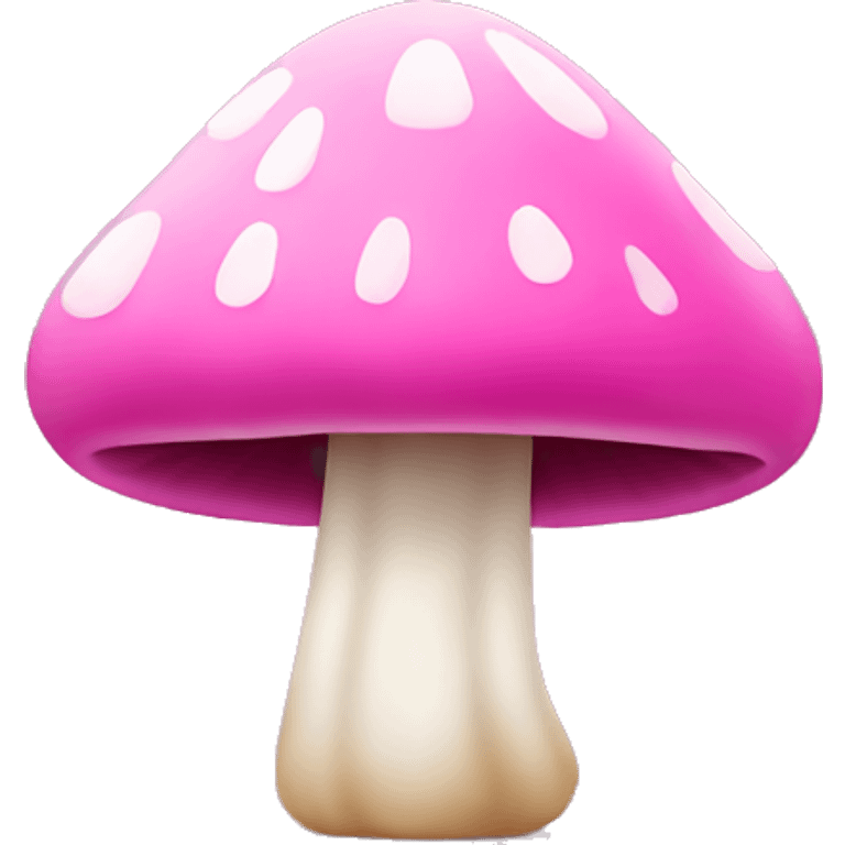 Pink mushroom  emoji