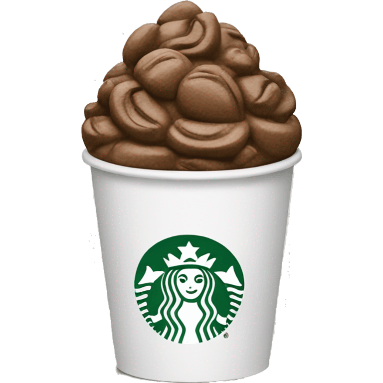 Starbucks coffee emoji