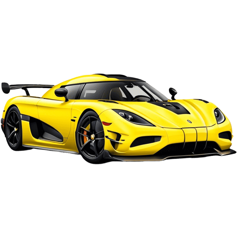 Koenigsegg Agera RS - Koenigsegg (Model Year: 2020) (Iconic colour: Yellow) emoji