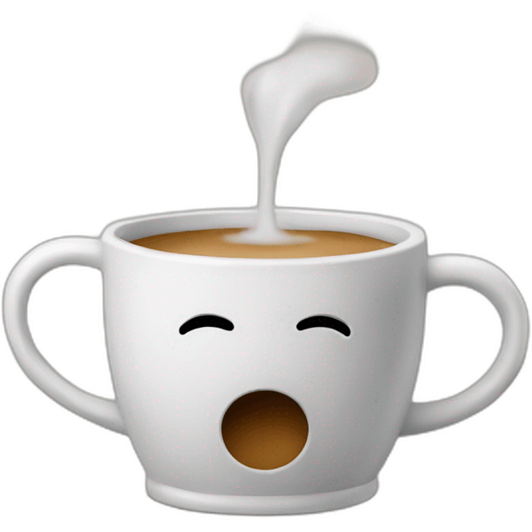 coffee mug steaming emoji