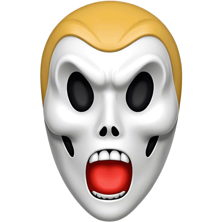 Scream mask emoji