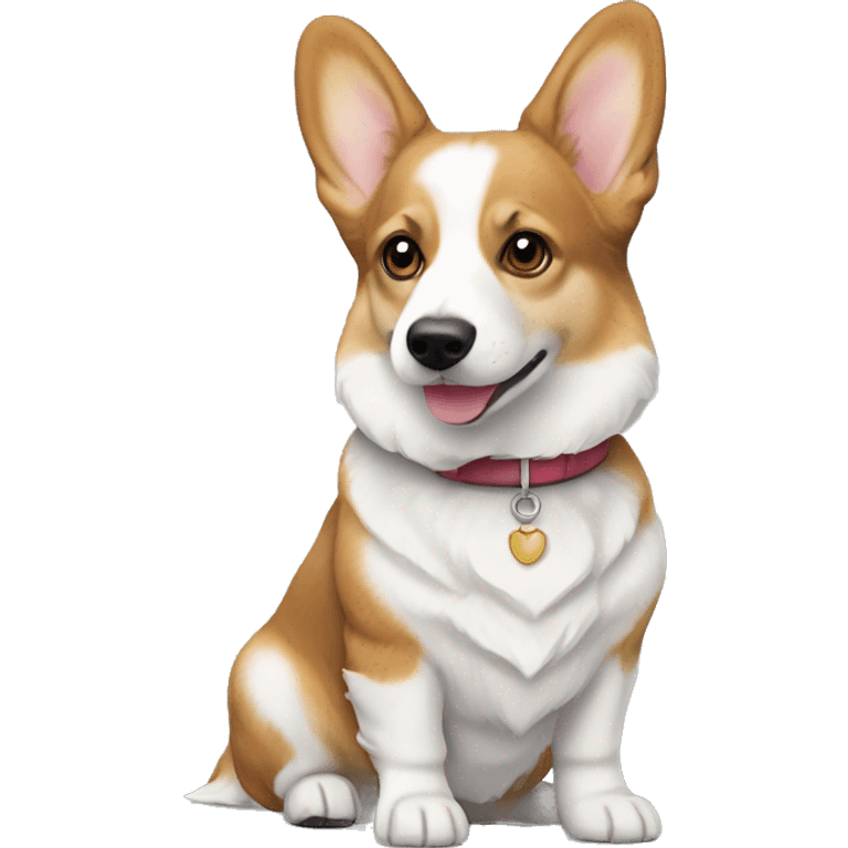 Corgi, welsh corgi cardigan, marble color emoji