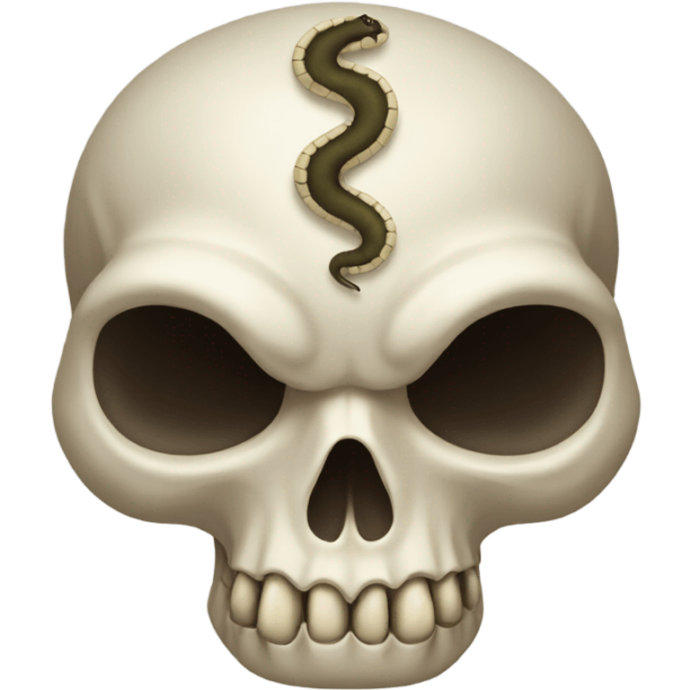 Snake skull emoji