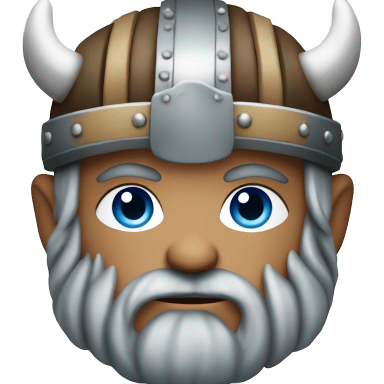 blue eyed viking emoji