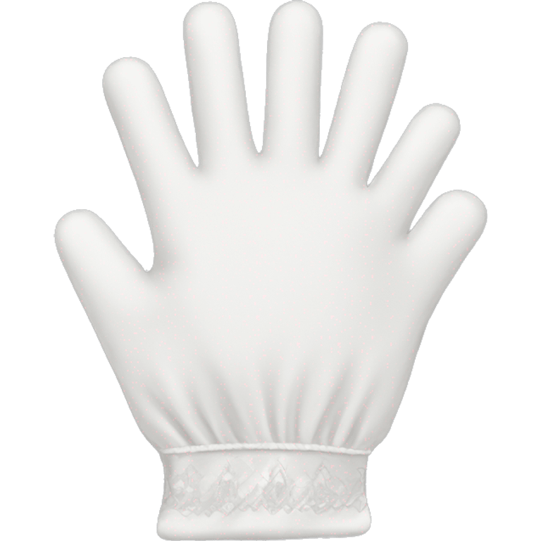 white princess gloves emoji