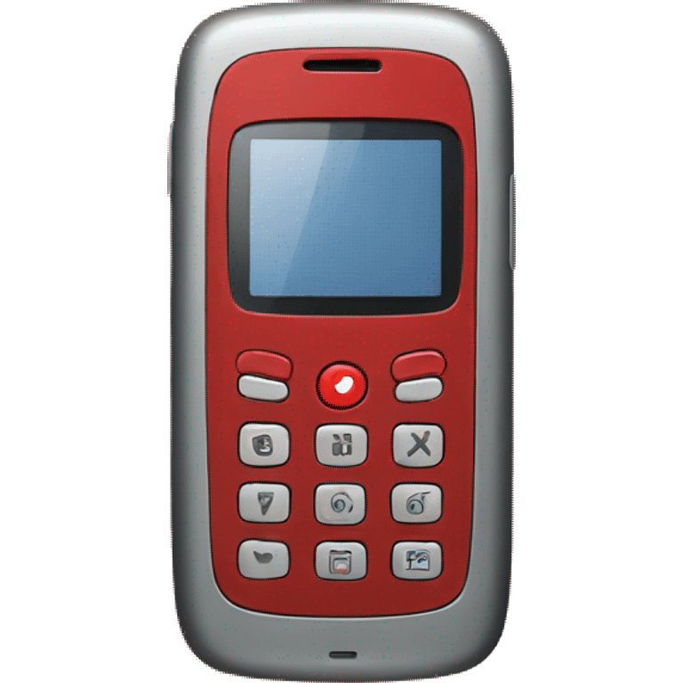 cellphone red emoji