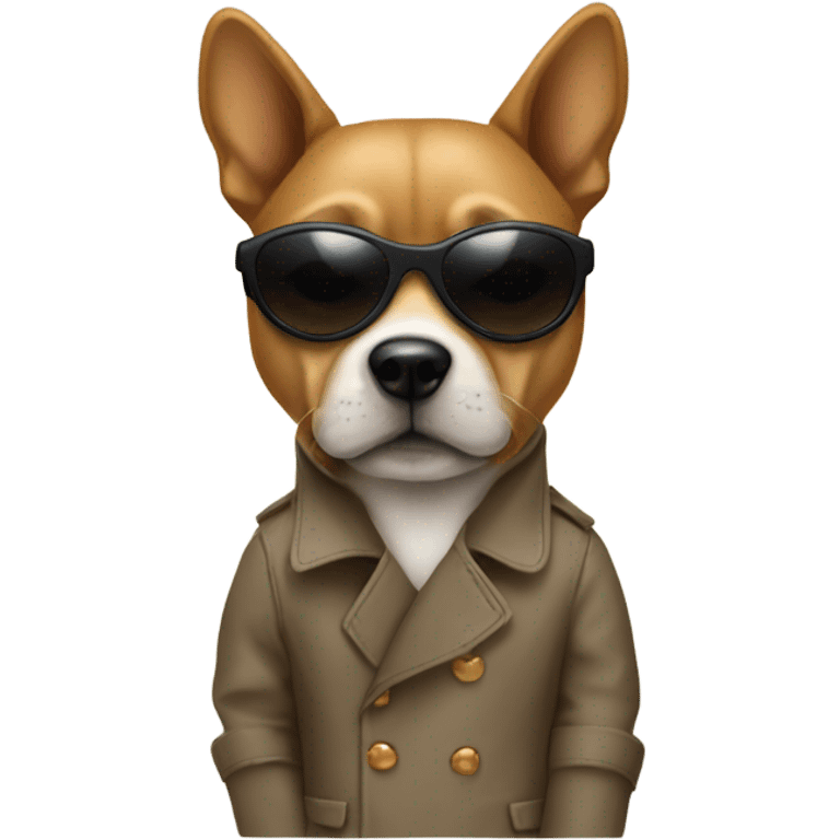 Dog spy emoji