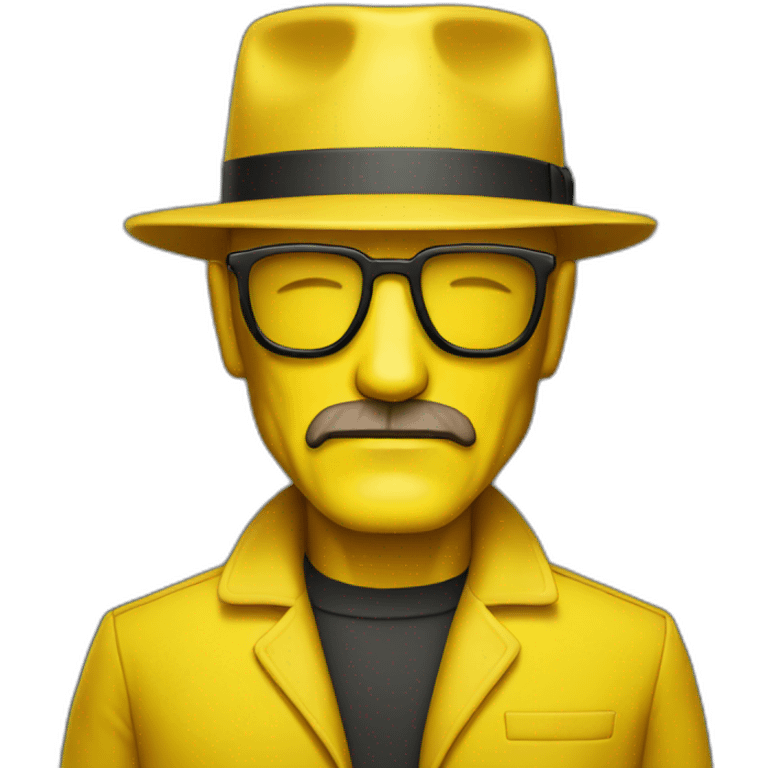 Heisenberg with yellow suit emoji