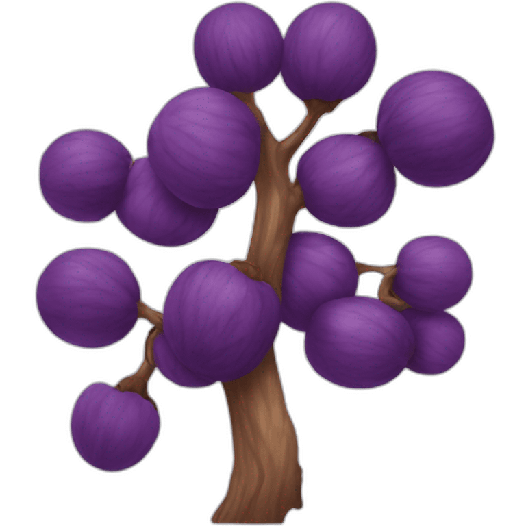 purple walnut emoji