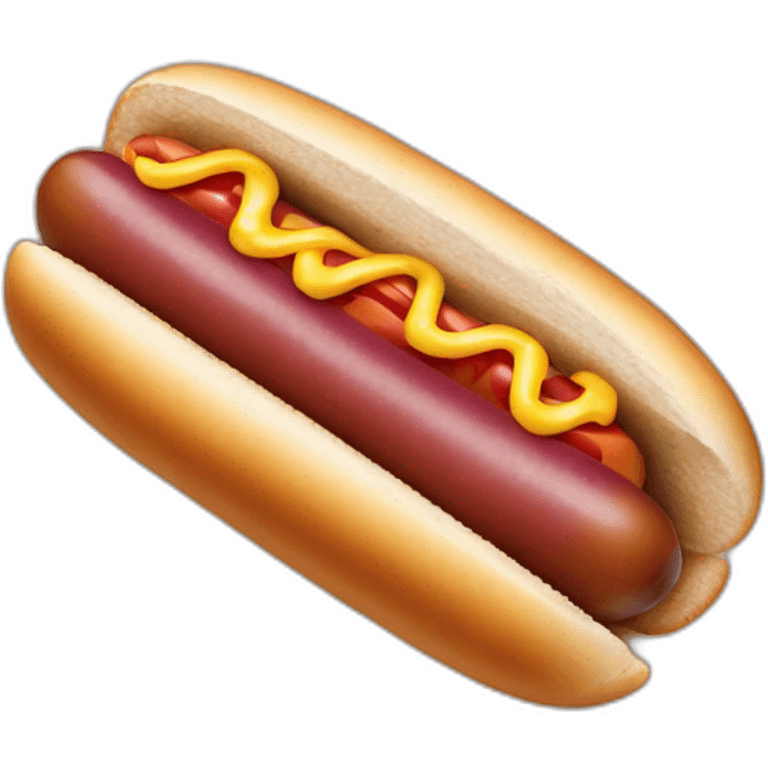 Pourple Hot dog emoji