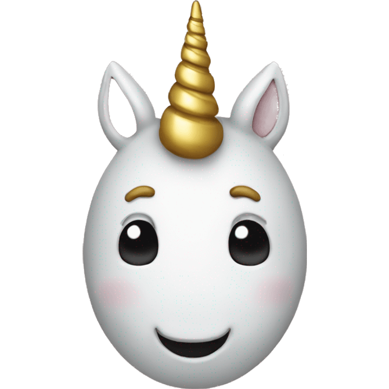 a smailing face with a horn like a person pretending being an unicorn emoji