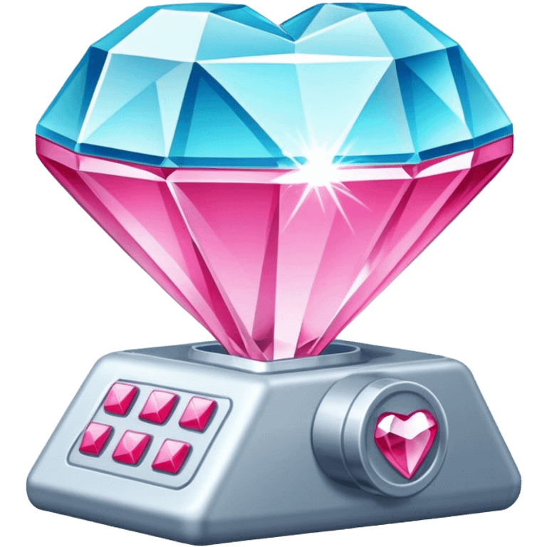 Sweet diamond love machine  emoji