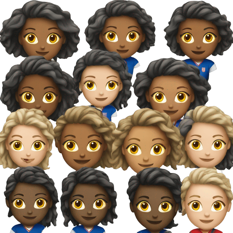 USA woman soccer emoji