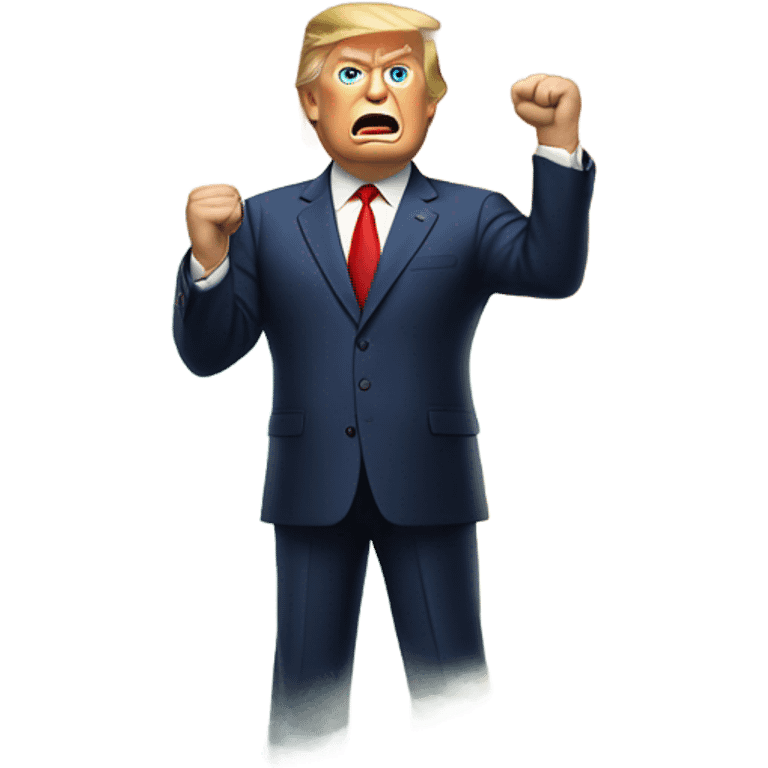 trump on tsunami emoji