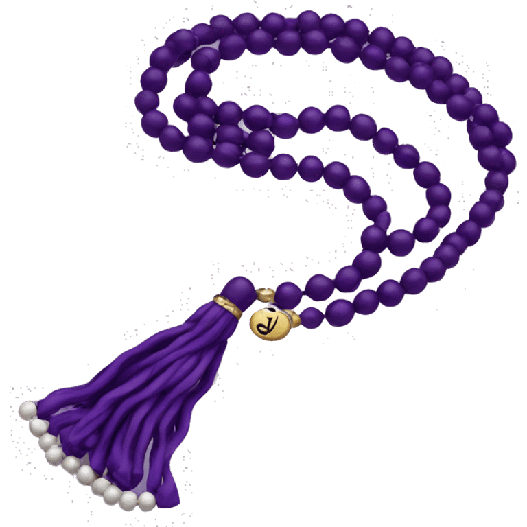 Purple Tasbih emoji