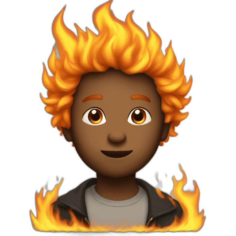 this boy is on fire emoji