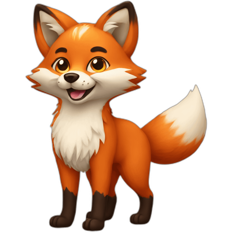 Furry fox emoji