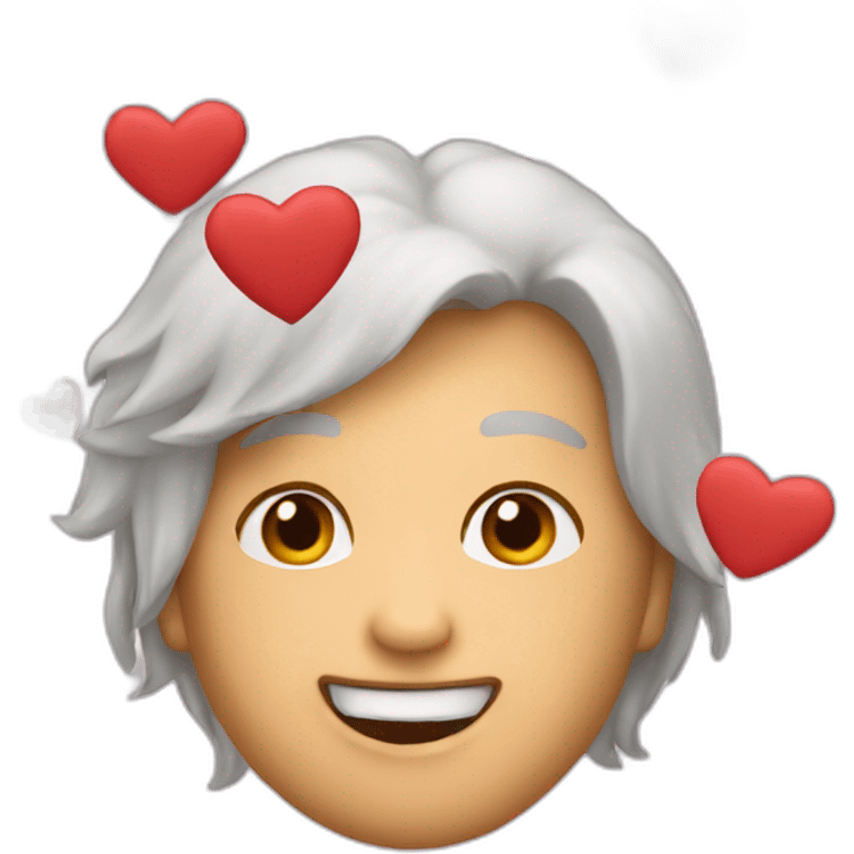 Corazones volando emoji