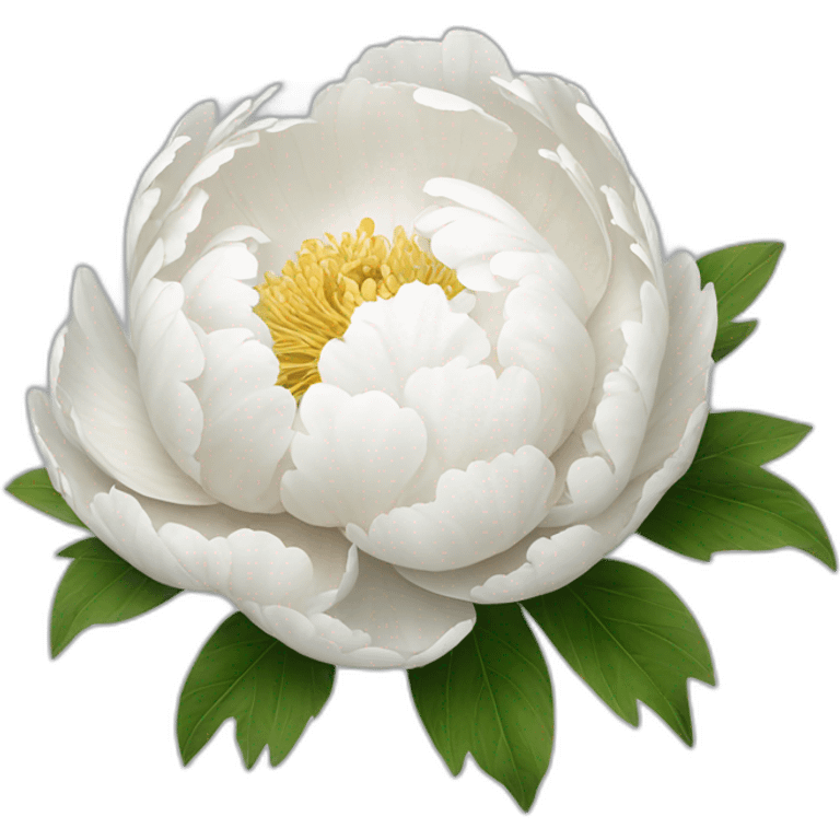 White Peony emoji