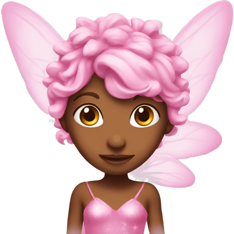 pink christmas fairy emoji