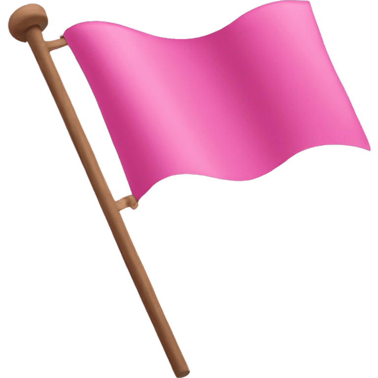 Pink flag emogy emoji