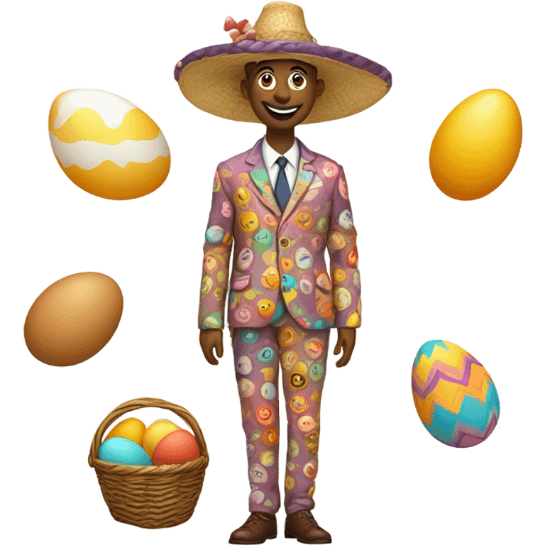 The egg man  emoji