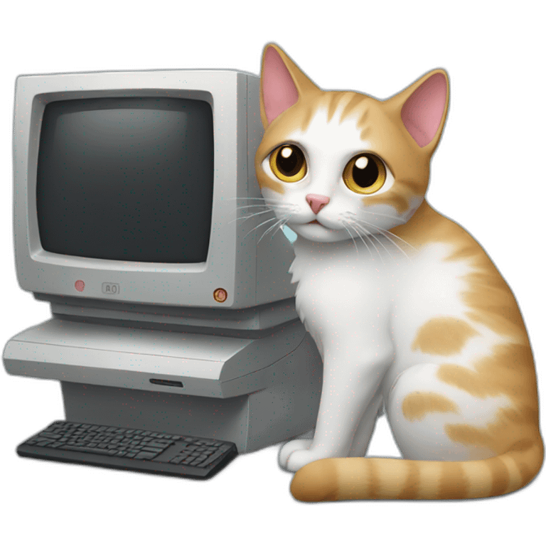 cat computer emoji