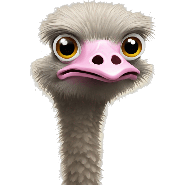 Ostrich emoji