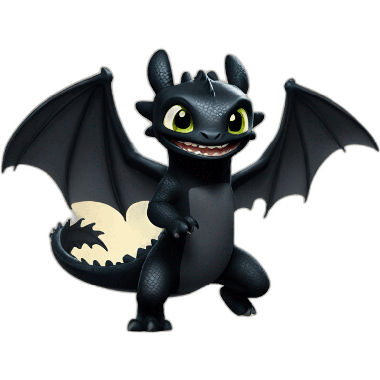 Toothless-from-How-to-train-your-dragon-dancing emoji