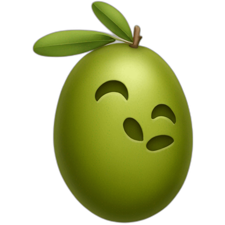 an olive emoji