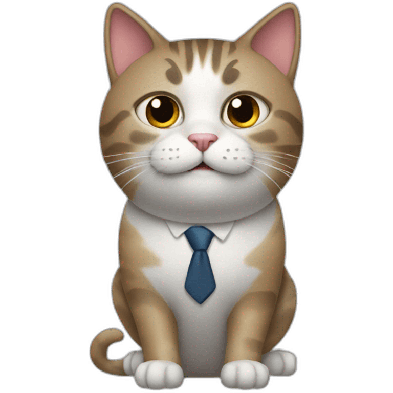 cat going to office emoji