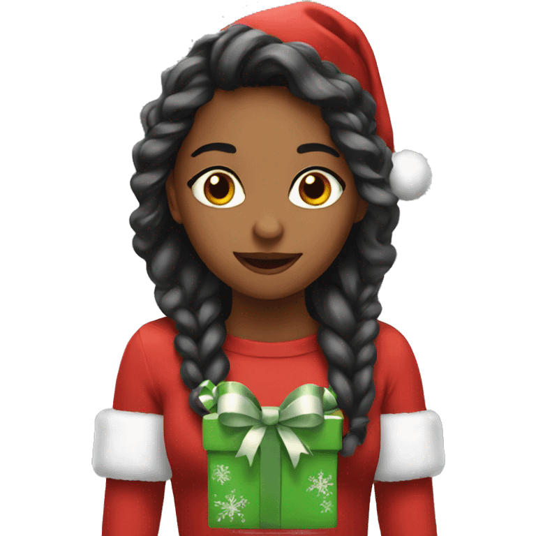 Girl Christmas  emoji