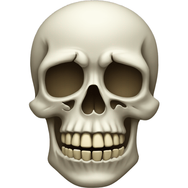 Skull say hi emoji