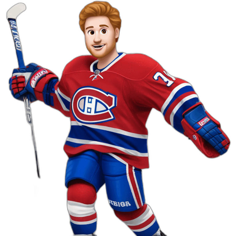 Canadiens de Montréal player cole caufield emoji