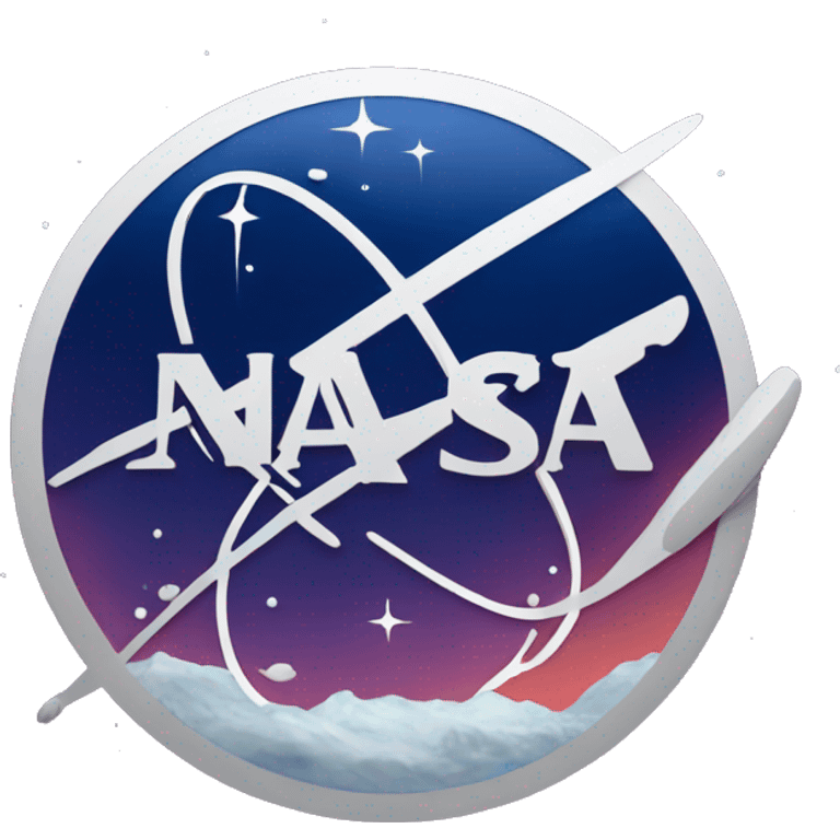 Nasa logo con letras emoji