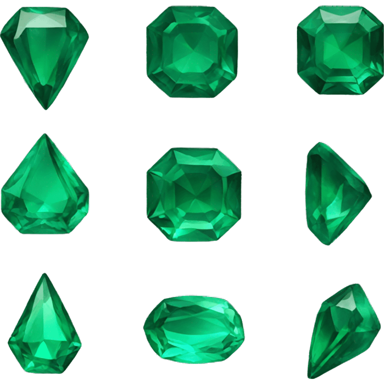 emerald green gemstone emoji