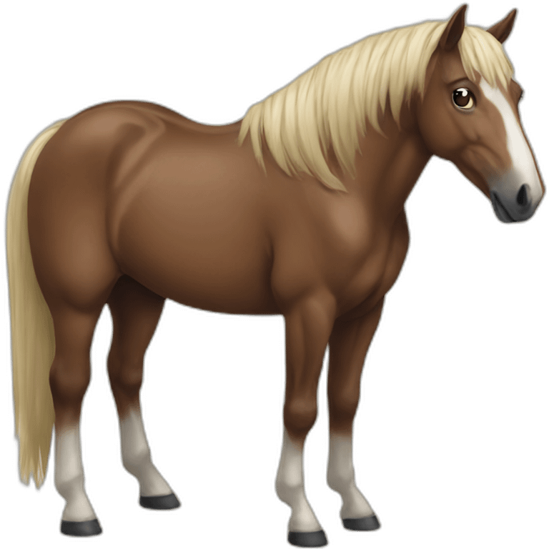 horse-with-pants emoji