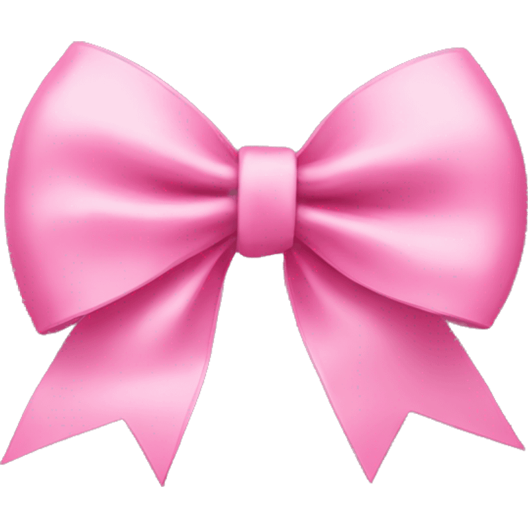 Pink bow emoji